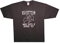 LED ZEPPELIN - United States Of America 1977 - Charcoal T-shirt