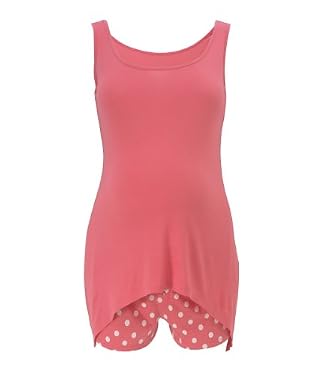 M2b Coral Spot Shortie Pyjamas