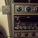 Panavise Custom InDash Mount for Ford Mustang '95-04