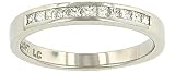 Channel Set Princess Cut Diamond Wedding Band .29cttw