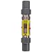Hedland H628-010 EZ-View Flow Meter, Polysulfone, For Use With Water, 1.0 - 10 gpm Flow Range, 1" Socket Weld