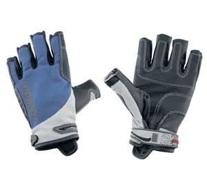 Harken Spectrum Junior 3/4 Finger Gloves-Blue/Dk Gray-M