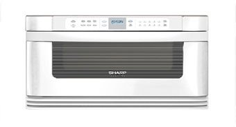 Sharp KB6015KW White 1.0 Cu-Ft Microwave