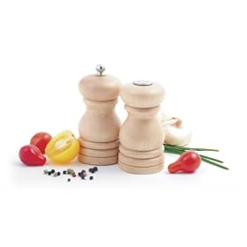 Nor Pro 4.75 Tall Wood Peppermill Set by Norpro
