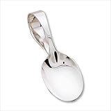 IMAGE OF Reed and Barton Sterling Silver Plain Curved Handle Baby Spoon