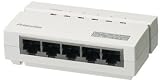 プリンストンテクノロジー 10/100MスイッチングHUB 5ポート(ホワイト) PNP-SW05EWH