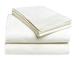 1,200-Thread-Count 100% Cotton Sateen Queen Sheet Set, Cameo