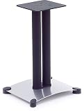 Sanus SF22 Speaker Stands Steel Foundations  series -- 22 Black with silver bases
