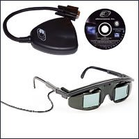 eDimensional Wired CRT 3D PC Glasses