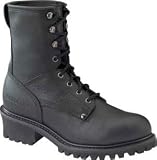 Men's Carolina 8 Steel Toe Logger Boots Black