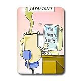 Londons Times Funny Food Coffee other Digestibles - Javascript - Light Switch Covers - single toggle switch