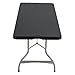 Lifetime Products 280350 Commercial Stacking Folding Table, 6', Black