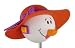 Red Hat Snow Lady Antenna Ball Topper
