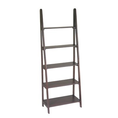 Espresso 72" H Ladder Bookcase