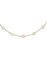 14K Natural Color Cultured Pearl Necklace