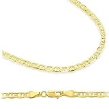Solid 14k Yellow Gold Gucci Mariner Chain Necklace 2.1mm 20