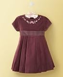 First Impressions Baby Girl Velveteen Dress with Sash