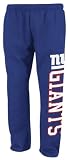 NFL Men's New York Giants Shuffle Left Fleece Pant (Dark Royal, X-Large)