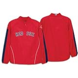 Red Sox Majestic Cool Base Gamer Jacket - Men's ( sz. XL, Scarlet : Red Sox )
