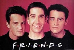 FRIENDS - JOEY CHANDLER AND ROSS NEW POSTER(Size 24"x36")