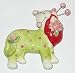 Whimsiclay Dahlia Cat Magnet