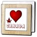 I Love Canada - 1 - 6 Inch Tile Napkin Holder