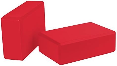 Spoga, Set of 2 Yoga Blocks Premium Quality 9"x6"x4"
