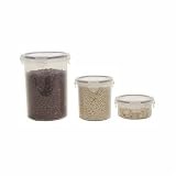 Airtight Food Storage Container Set - 6 Piece Tall Round Lock & Lock