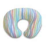 Boppy Bare Naked with Miracle Middle and Soothing Fleece Curvy Stripes Slipcover - Blue Multi