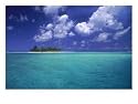 Bora Bora Lagoon, Pacific Islands Photographic Poster Print by Mitch Diamond, 40x30