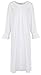 The 1 for U 100% Cotton Long Sleeve Vintage Design Nightgown - Bettie - White
