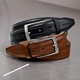 Spit Tip Italian Leather Belt