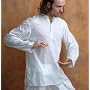 Men's Kurta Shirt - White
