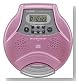 CASIO 防水ポータブルCDプレーヤー AJ-5RD ステレオスピーカー内蔵 レッド