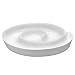 Medium Bianco Nero Swirl Appetizer Dish