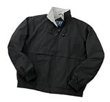 NEW Port Authority - Classic Poplin Jacket Black/Stone-XL