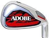 Set of 3-PW Adobe Irons and Adobe 10.5 Degree 460cc Driver, 3 and 5 Woods