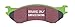 EBC Brakes DP61267 6000 Series Greenstuff Truck and SUV Brake Pad