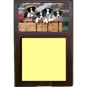 Border Collie Sticky Note Holder