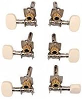 MUSEUNLIMITED 6pcs Open-Gear Classical Guitar String Tuning Pegs Tuner Machine Heads Guitar parts 3-Left 3-Right Alignment New hv5n, Guitar accessories