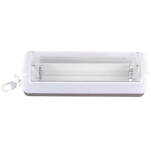 GE 52175 Fluorescent 10-1 2-Inch Battery Operated Closet Light with Pull String by 