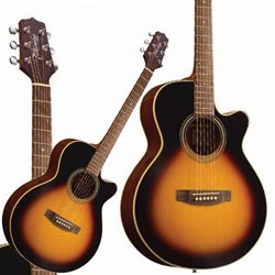 Takamine G260C-BSB FXC Acoustic Guitar, Brown Sunburst