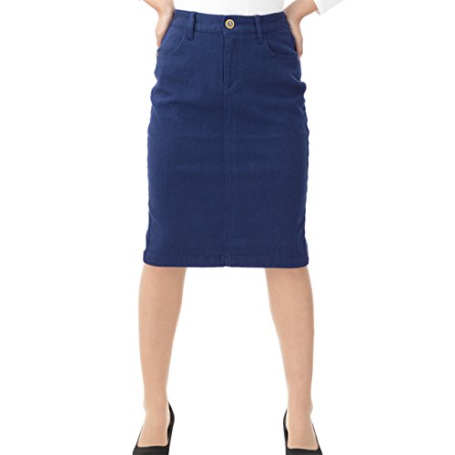 Ｎavy（ネイビー） 魔法の美脚カラータイトスカートBL 352-1930-41-2 レディース