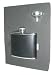 Kitchen & Housewares : Stainless Steel 4 Oz Flask Black Leather/chrome Finish