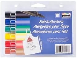 Bulk Buy: Uchida Fabric Marker Broad Tip 6/Pkg Primary 520-6-A (2-Pack)