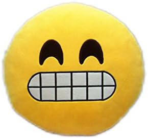 PopWave Emoji Awkward Symbol Whatsapp Icon Circle Cushions Plush Doll NANA02