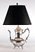 Vintage Silverplate Teapot One-of-a-Kind Table Lamp