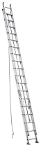 Werner D536-2 300-Pound Duty Rating Aluminum Flat Rung Extension Ladder, 36-Foot