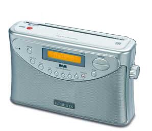 Childrens Toyshop  Electronics : NEW Roberts Radio RD-45 Silver DAB/FM RDS Digital Radio