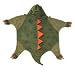 Kidorable Dinosaur Toddler Towel, Army Green, 3-6 Years